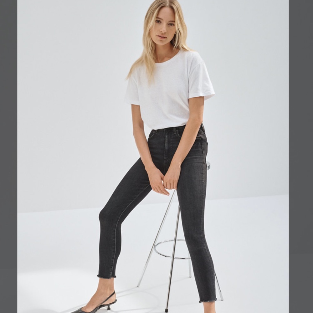 Aritzia Denim Form The Lola High Rise skinny
